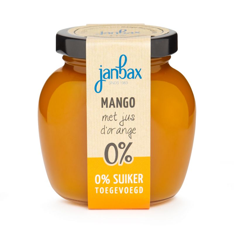 Intense 0 Mango Jus d'Orange Jam Exotische Smaak, Zonder Suiker
